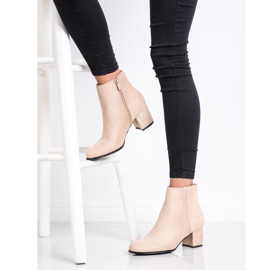 Lovery Bottes en daim beiges 4