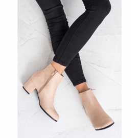 Lovery Bottes en daim beiges 3
