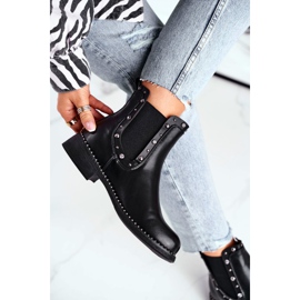 Bottines Noir Femme Jodhpur boots Visible le noir 2