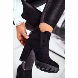 Bottines Femme Slip On A Heel Eco-Suede Black Berry le noir 2 Bottines Femme Slip On A Heel Eco-Suede Black Berry le noir 2