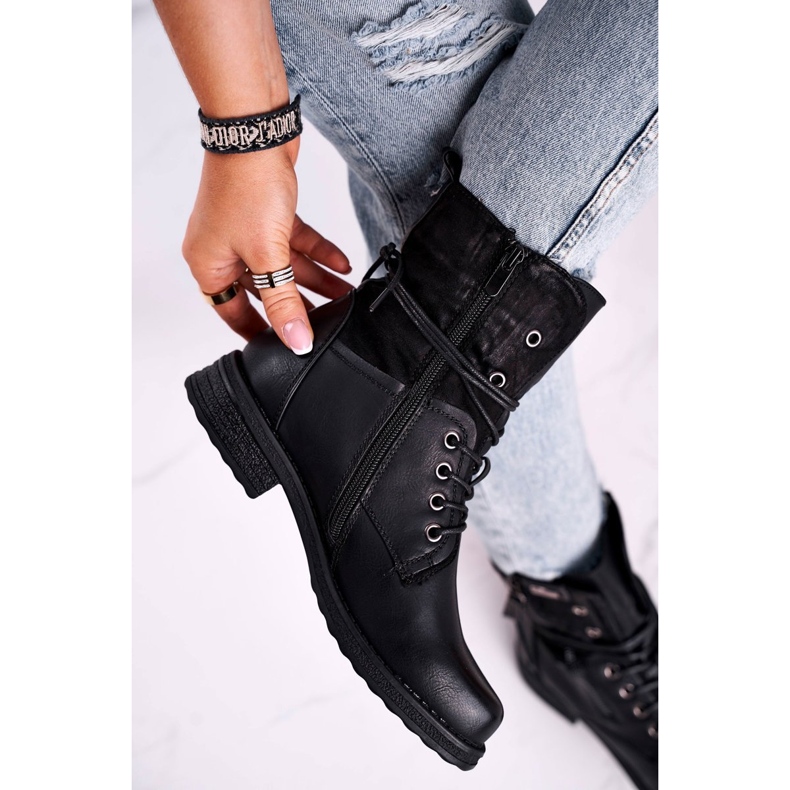 Bottes de travail pour femmes noires le noir 2