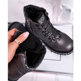 Boots enfant en bas mouton gris Snowflake 5