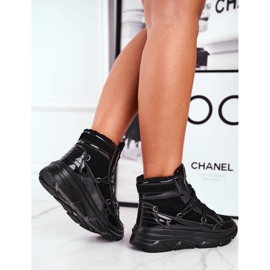 Kylie Crazy Baskets Femme Noir Bottes de neige Missy le noir 2