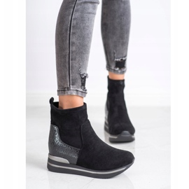 Gogo Bottes compensées le noir 4