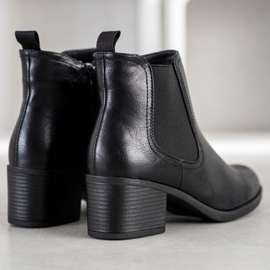 J. Star Bottes sur un poste bas le noir 4