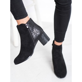 J. Star Bottes noires à motif 2