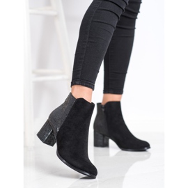 J. Star Bottes noires à motif le noir 3