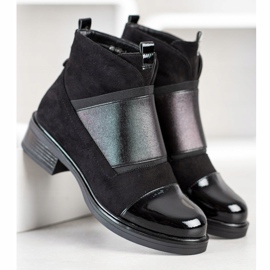 Gogo Bottes à enfiler à la mode le noir 1