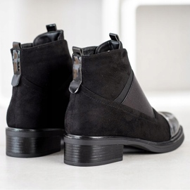 Gogo Bottes à enfiler à la mode le noir 2