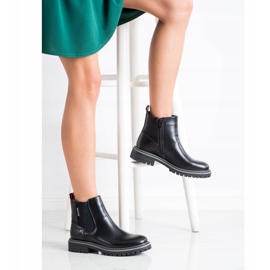 J. Star Bottines Avec Une Fermeture Éclair le noir 1