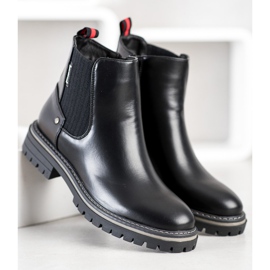 J. Star Bottines Avec Une Fermeture Éclair le noir 3