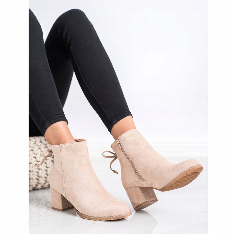 J. Star Bottes avec reliure beige 1
