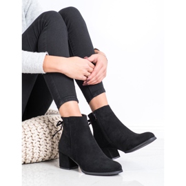 J. Star Bottes avec reliure le noir 1