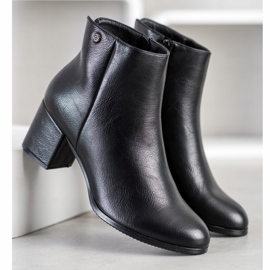 J. Star Bottes chaudes en cuir écologique le noir 2 J. Star Bottes chaudes en cuir écologique le noir 2