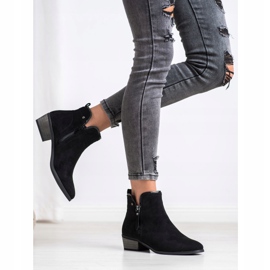 J. Star Bottes avec fermeture éclair décorative le noir 1