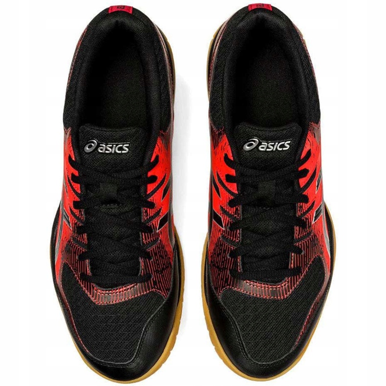 Asics Gel Rocket 9 noir-rouge 1071A030 003 chaussures de volley-ball pour hommes 1