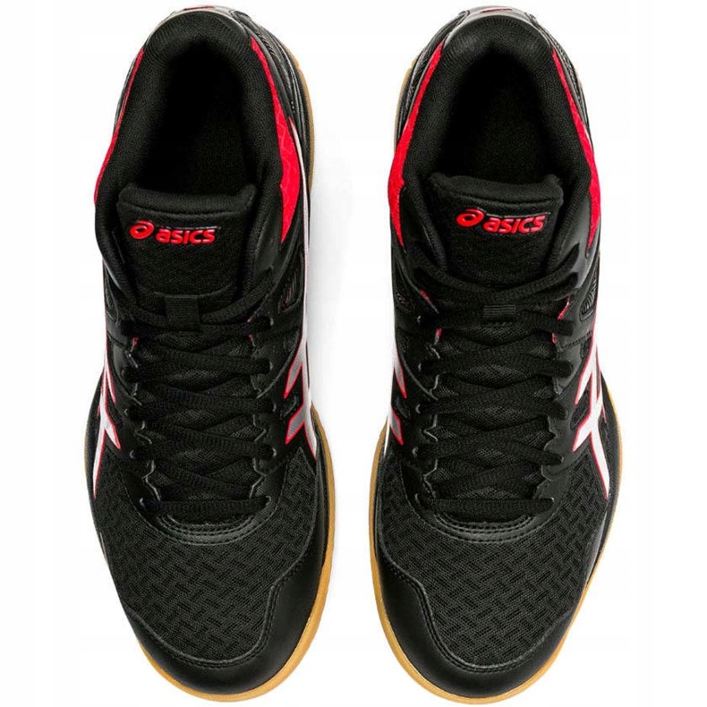 Asics Gel-Task Mt 2 noir-rouge 1071A036 004 chaussures de volley-ball pour hommes le noir le noir 1