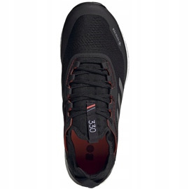 Adidas Terrex Agravic Flow chaussures homme noir et rouge FU7448 1
