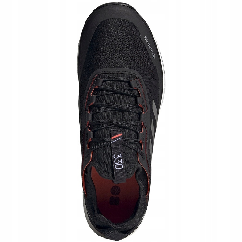 Adidas Terrex Agravic Flow chaussures homme noir et rouge FU7448 1