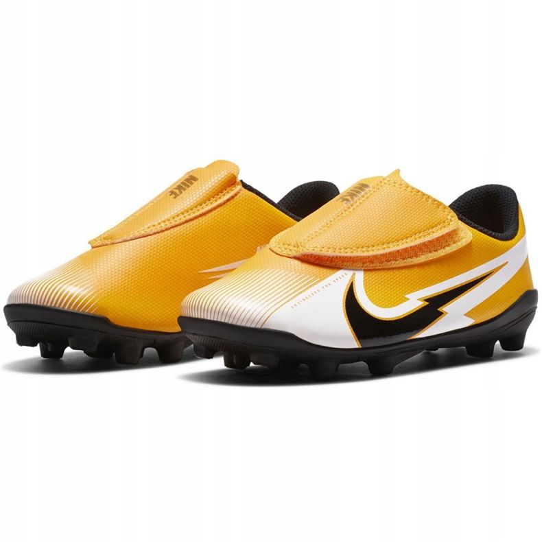Nike Mercurial Vapor 13 Club Mg PS (V) Jr AT8162 801 chaussures de football jaune jaune 1