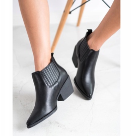 Cm Paris Bottines Courtes En Spitz le noir 2