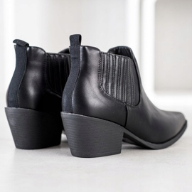 Cm Paris Bottines Courtes En Spitz le noir 1