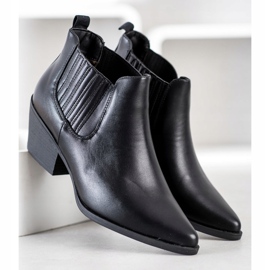 Cm Paris Bottines Courtes En Spitz le noir 4