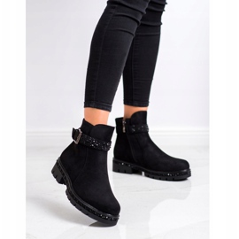 Bella Star Bottines noires avec ornements 2