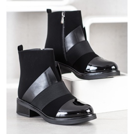 Gogo Bottes de mode le noir 2