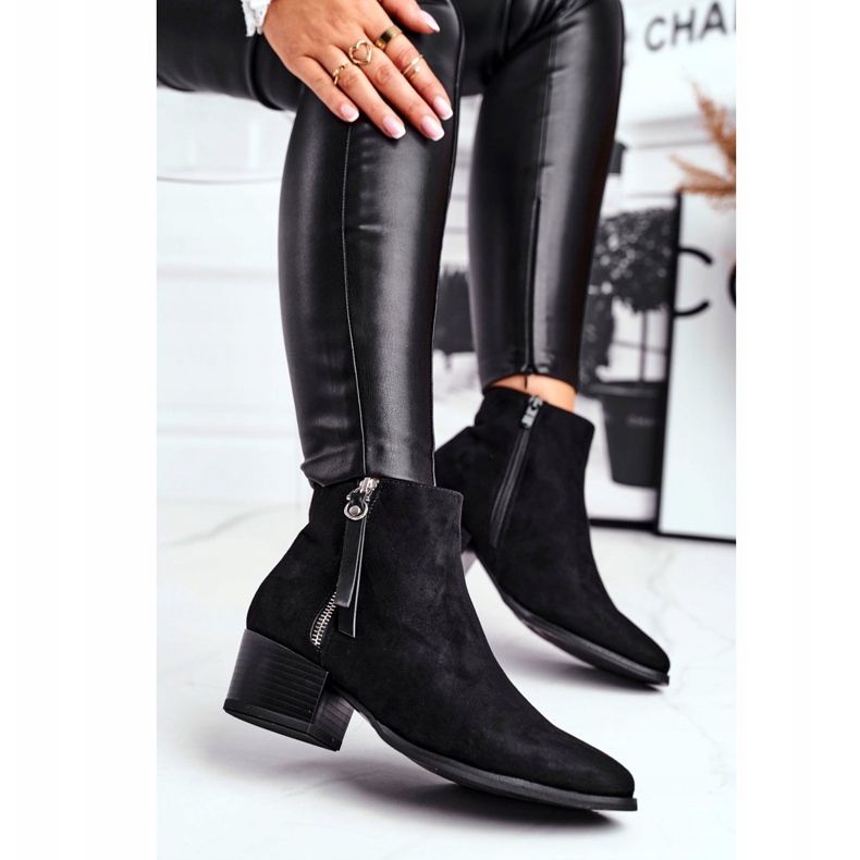 EVE Talons hauts isolés discrètement noirs pour femmes le noir 2