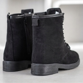 Emaks Trappeurs en suède noir 1