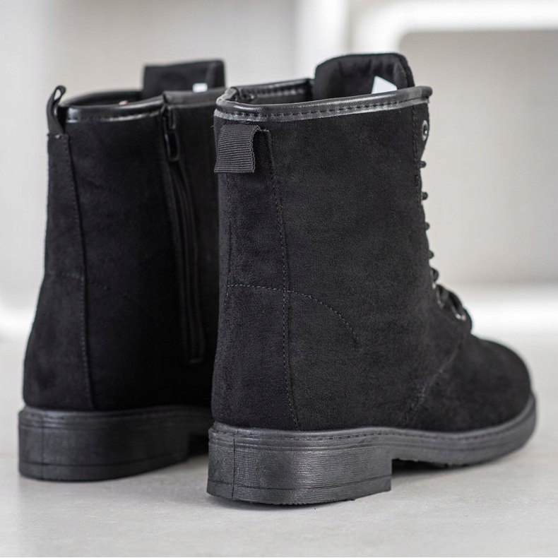 Emaks Trappeurs en suède le noir 1