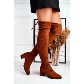 Boots femme Sergio Leone lycra camel KZ281 brun multicolore 3