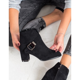 Wilady Bottes élégantes avec une boucle le noir 2