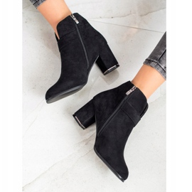 Wilady Bottes élégantes avec une boucle le noir 1