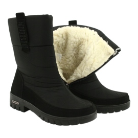 Bottes de neige en fourrure légère Progress 20-09 noir le noir 4
