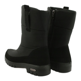 Bottes de neige en fourrure légère Progress 20-09 noir le noir 3