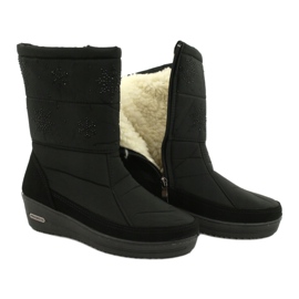 Bottes de neige en fourrure légère Progress 20-01 noir le noir 3