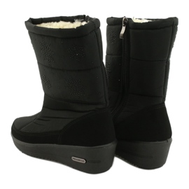 Bottes de neige en fourrure légère Progress 20-01 noir le noir 4