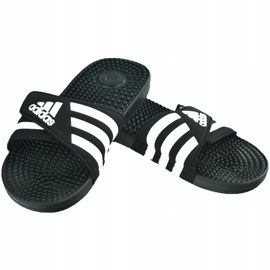 Chaussons Adidas Adissage pour hommes F35580 noirs le noir 1
