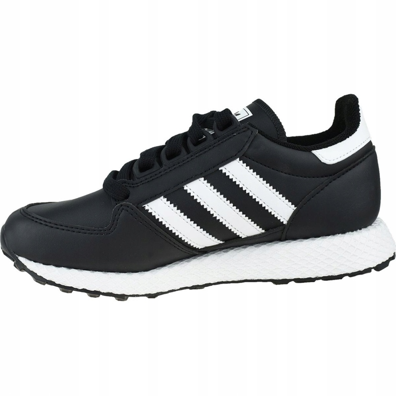 Chaussures Adidas Forest Grove Cf Jr EG8958 blanc noir 1