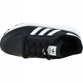 Chaussures Adidas Forest Grove Cf Jr EG8958 blanche le noir 2 Chaussures Adidas Forest Grove Cf Jr EG8958 blanche le noir 2