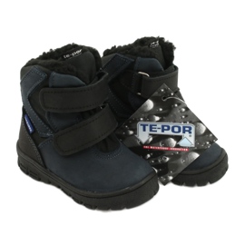 Boots boots à membrane Mazurek 1351 bleu marine noir 4