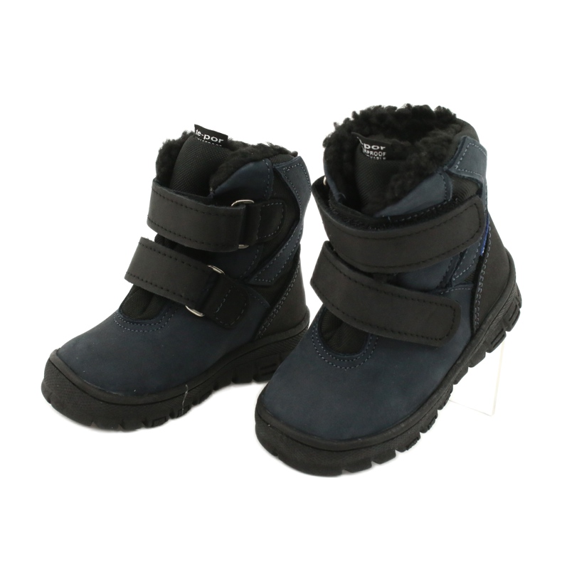 Boots boots à membrane Mazurek 1351 bleu marine noir 2