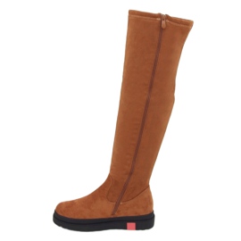 Cuissardes épaisses camel NS135P Semelle camel brun 1