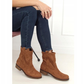 Camel ST-18P Bottines femme en daim camel brun 3