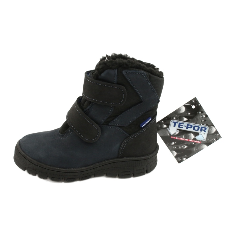 Boots à membrane Mazurek 1351 bleu marine le noir 4 Boots à membrane Mazurek 1351 bleu marine le noir 4