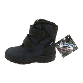 Boots à membrane Mazurek 1351 bleu marine le noir 4