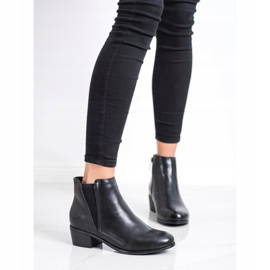 Goodin Bottes classiques en éco-cuir le noir 3