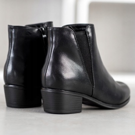 Goodin Bottes classiques en éco-cuir le noir 4